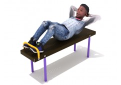 Straight Sit Up Bench